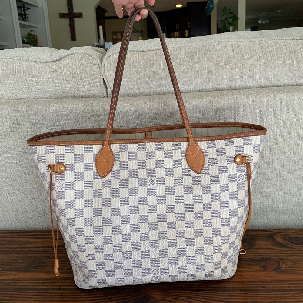 Louis Vuitton Neverfull Damier Azur MM